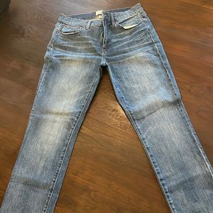 J crew broken in boyfriend 28T jeans